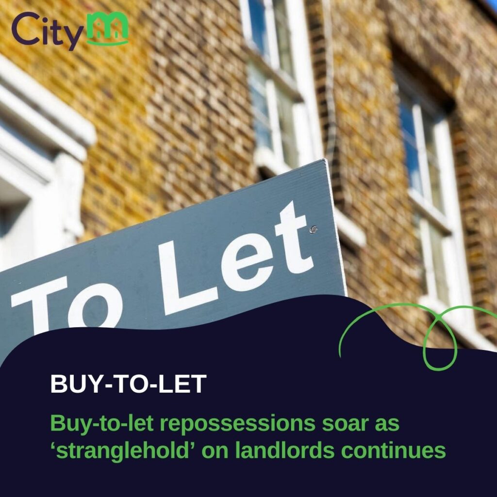 Buy-to-let repossessions soar as ‘stranglehold’ on landlords continues
